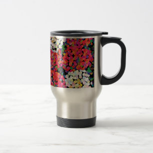 Mug De Voyage Flores de cristal rouge