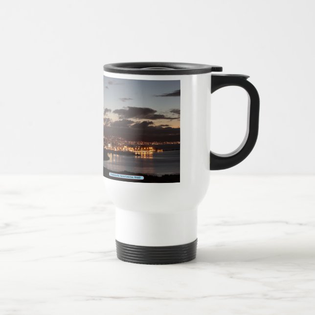 Mug De Voyage Florianópolis, Père Noël Catarina, Brésil (Droite)