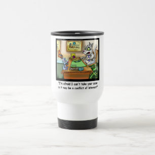 Mug De Voyage Fluffy Cohen Avocate @Griffe Chat Drôle & Avocat