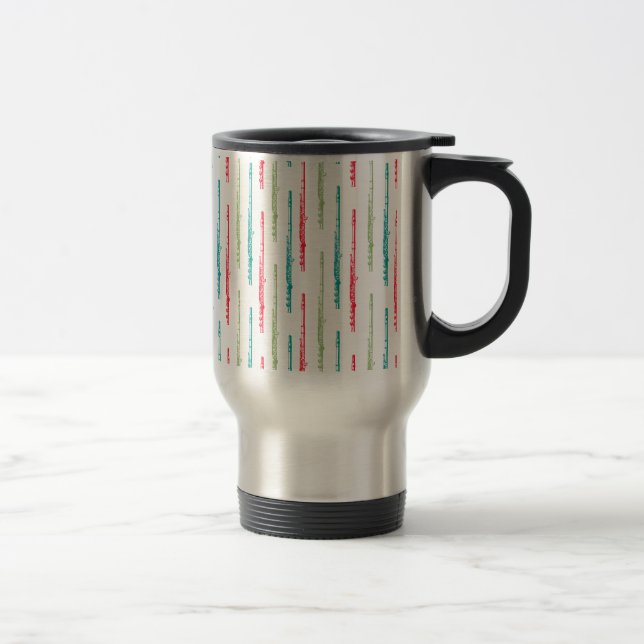 Mug De Voyage Flûtes multicolores (Droit)