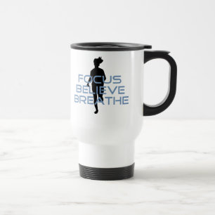 Mug De Voyage Focus Croyez Breathe Blue T-shirts