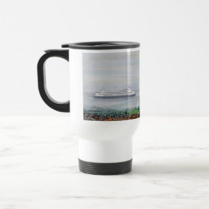 Mug De Voyage Foggy Ferry Peinture voyage mug