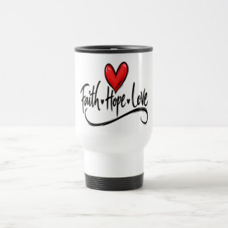 Mug De Voyage Foi, espérance, amour