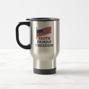 Mug De Voyage Foi Liberté familiale