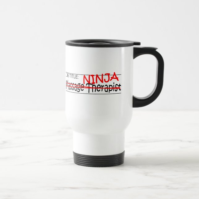 Mug De Voyage Fonction Ninja - thérapeute de massage (Droite)