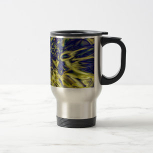 Mug De Voyage Fond d'éclaboussure abstrait