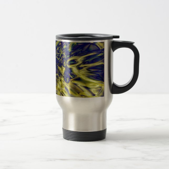 Mug De Voyage Fond d'éclaboussure abstrait (Droit)