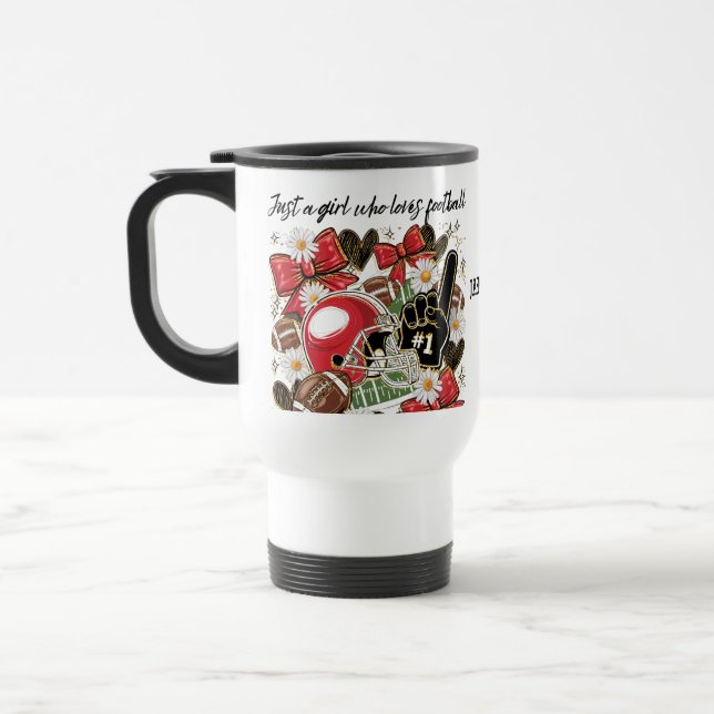 mug de voyage foot féminin (Gauche)