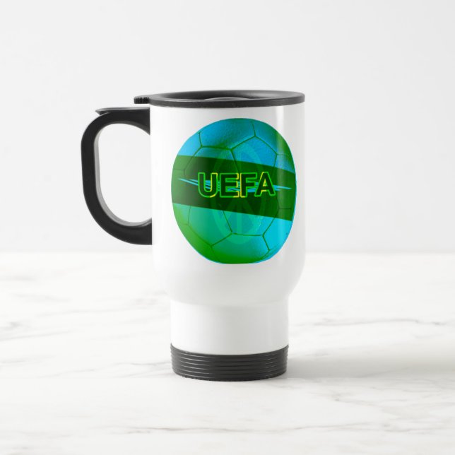 Mug De Voyage Football Neon Vert (Gauche)