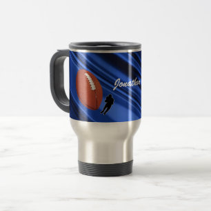 Mug De Voyage Football Player et Football personnalisent