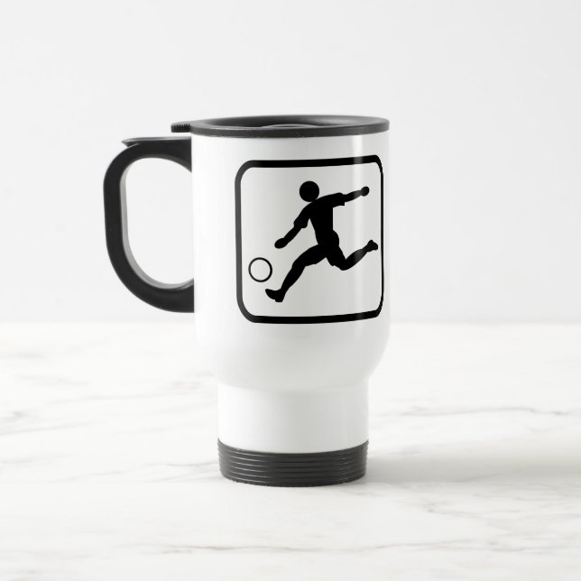 Mug De Voyage Footballeur Pro (Gauche)