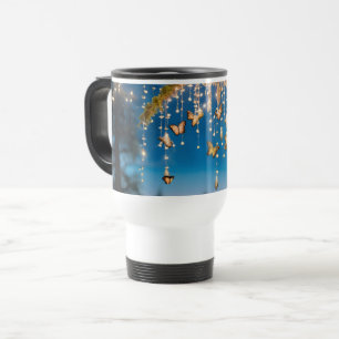 Mug De Voyage Forêt de papillons