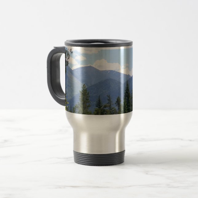 Mug De Voyage Forêt et Montana Vue Pittoresque (Devant gauche)