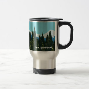 Mug De Voyage Forêt fractale