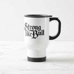 Mug De Voyage Fort comme Bull