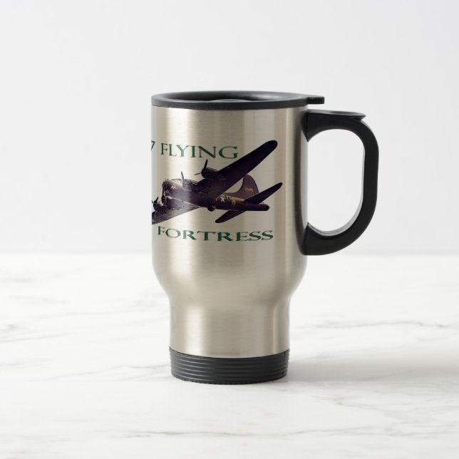 Mug De Voyage Forteresse du vol B17 (Droit)