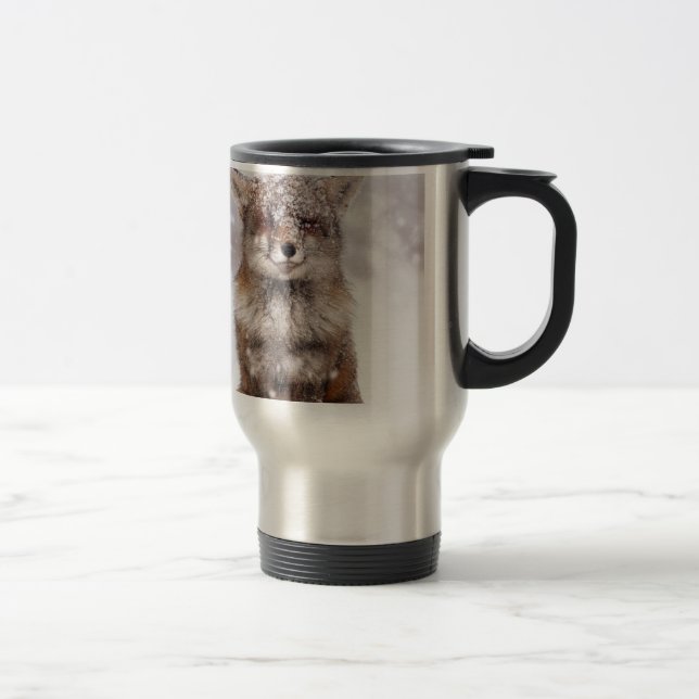 Mug De Voyage Fox mignon de Milou ! (Droit)