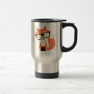 Mug De Voyage Fox rouge de hippie mignon