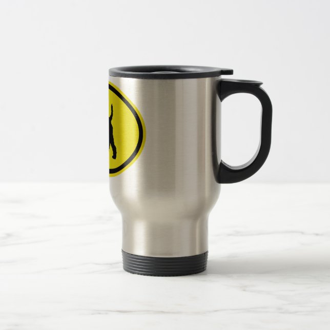 Mug De Voyage Fox Terrier de fil (Droit)