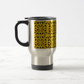 Mug De Voyage Fragment Solaire Géométrique abstrait
