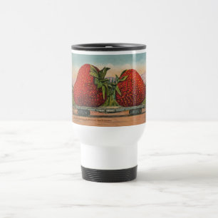 Mug De Voyage Fraises Giant Fruit Antique Fruit Amusant