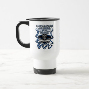 Mug De Voyage Fraternité et sororité de sang bleu pour soutenir