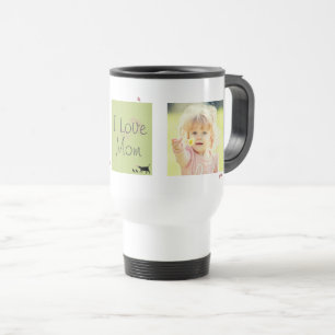 Mug De Voyage Fresh Green Photo Fête des Mères Voyage Mug