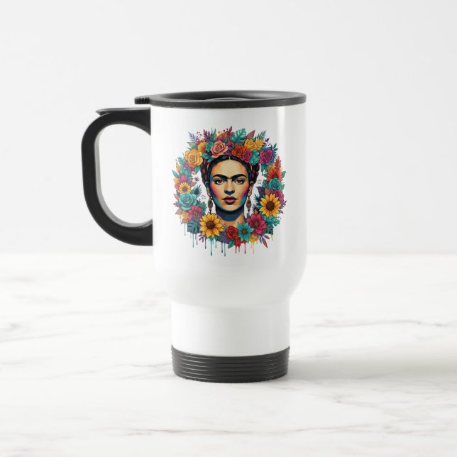 Mug De Voyage Frida Kahlo (Gauche)