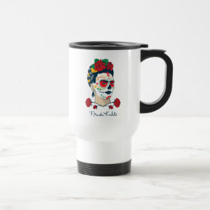 Mug De Voyage Frida Kahlo   El Día de los Muertos