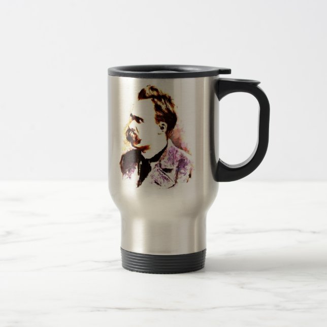 Mug De Voyage Friedrich Nietzsche (Droit)
