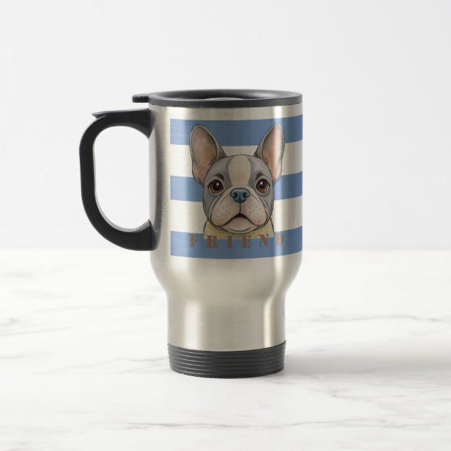 Mug De Voyage Friend Bulldog (Gauche)