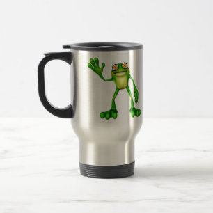 Mug De Voyage Froggie la petite grenouille qui agite les caricat