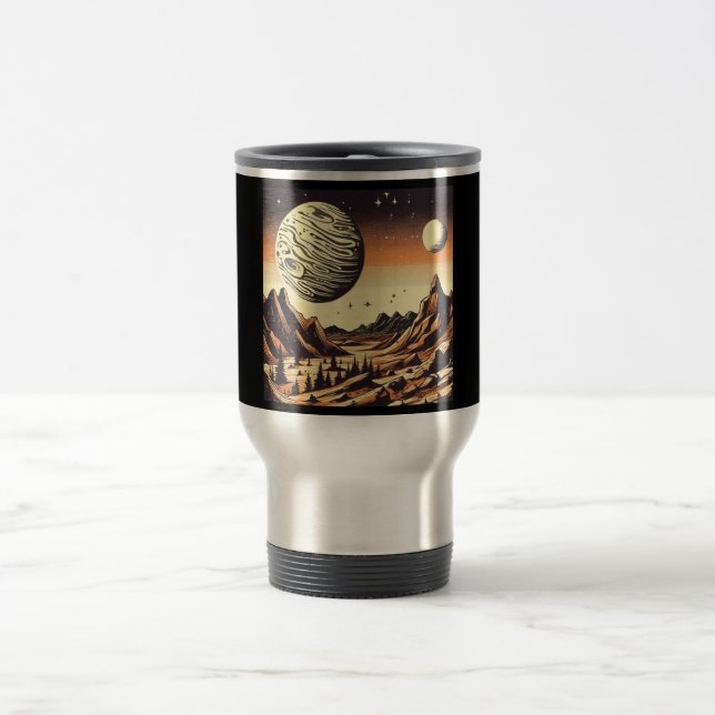 Mug De Voyage FSF Mars Paysage Coupe de bois 1 (Centre)