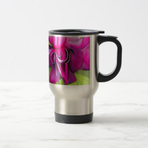 Mug De Voyage Fuchsia pop art watercolour flower