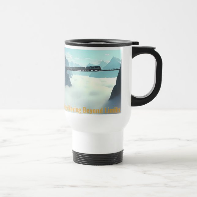 Mug De Voyage  Fuel Your Morning – Keep Moving Beyond Limits  (Droite)