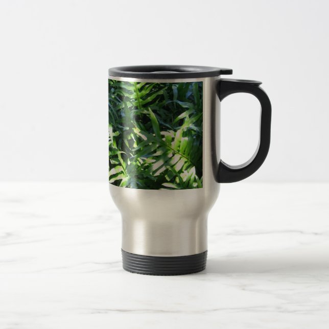 Mug De Voyage Fuite couverte de fougère (Droit)