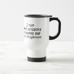 Mug De Voyage Funky gag cadeau noir et blanc typographie mignonn