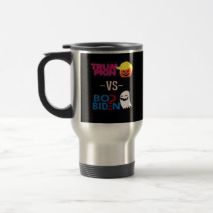 Mug De Voyage Funky Trumpkin Vs Boo Biden Classe Design Hallowee