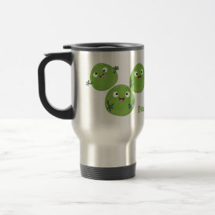 Mug De Voyage Funny Brussels sprouts légumes caricature