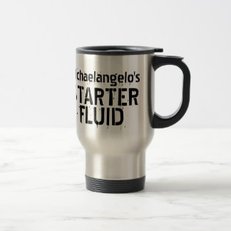 Mug De Voyage Funny Café Starter Fluid Nom personnalisé