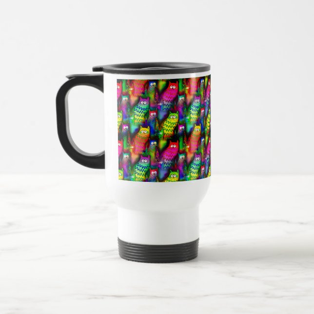 Mug De Voyage Funny Cats Motif-54578 (Gauche)