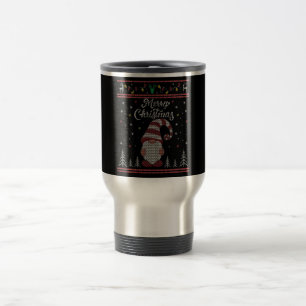 Mug De Voyage Funny Gnome Joyeux Noël