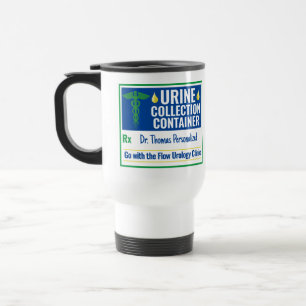 Mug De Voyage Funny Novelty Doctor Nurse Collection d'urine pers