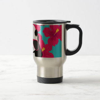 Mug De Voyage Funny Panda Bear Beach Bum Cool Lunettes de soleil
