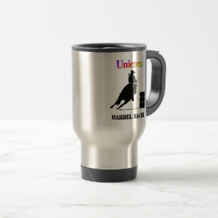 Mug De Voyage Funny Unicorn Barrel Racer
