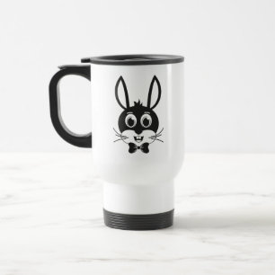 Mug De Voyage Garçon de dessin animé lapin mignon visage Pâques