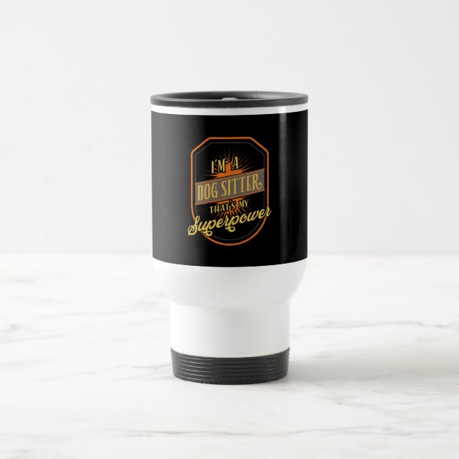 Mug De Voyage Garde de chiens Gardien de chiens (Centre)