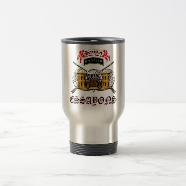 Mug De Voyage Garde forestière ESSAYONS de soldat du génie (Centre)