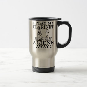 Mug De Voyage Garder les Aliens loin de Clarinet