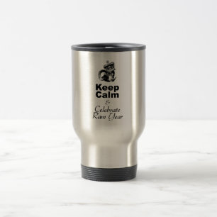 Mug De Voyage Gardez le calme et célébrez l'année de bélier TM